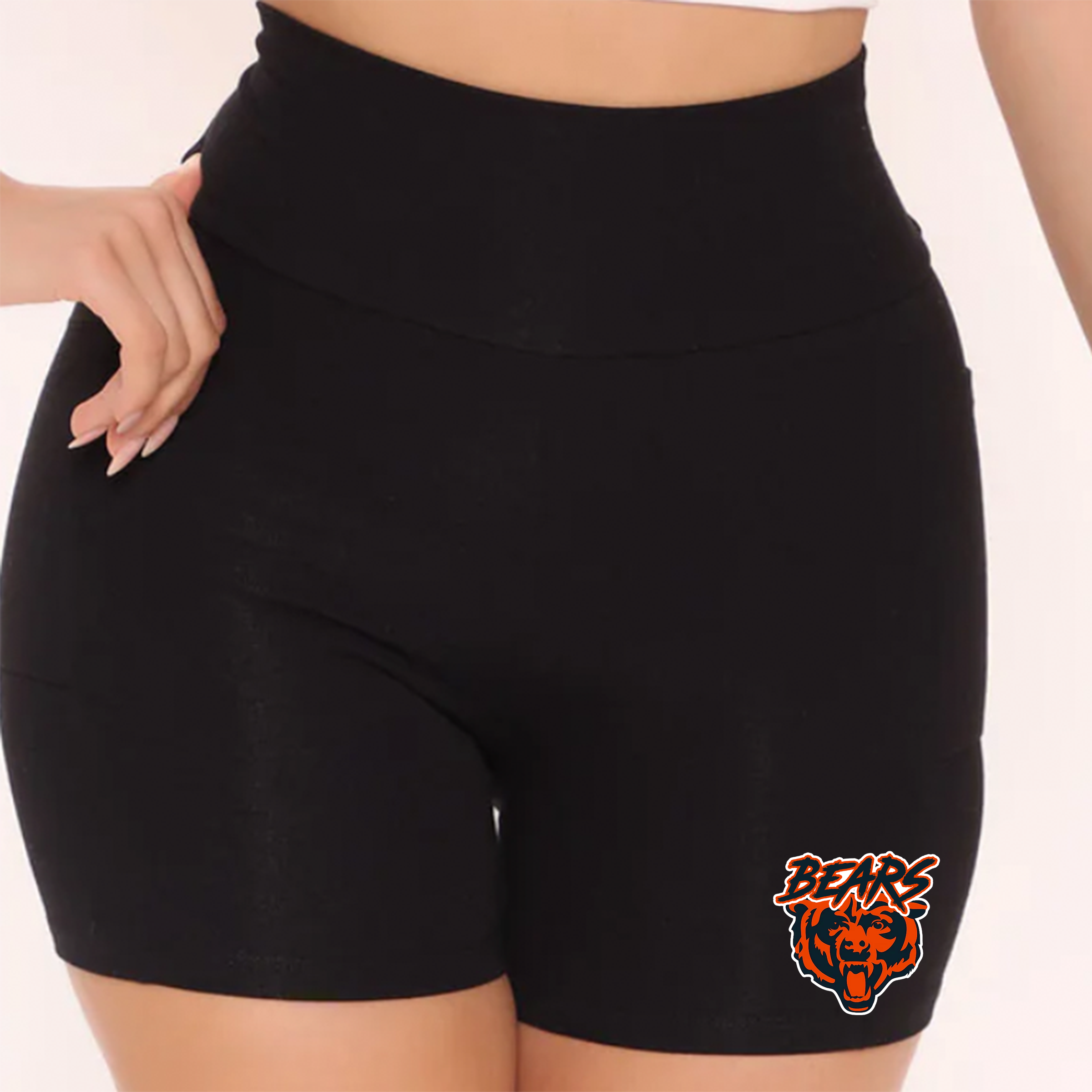 LOGO BIKER SHORTS