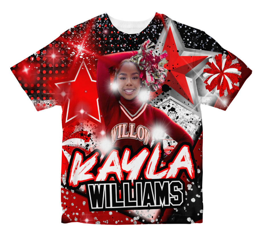 RED STAR CHEER AO SHIRT