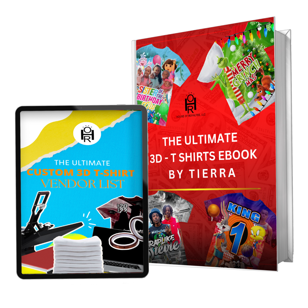 SUBLIMATION SHIRT CLASS EBOOK & VENDOR LIST