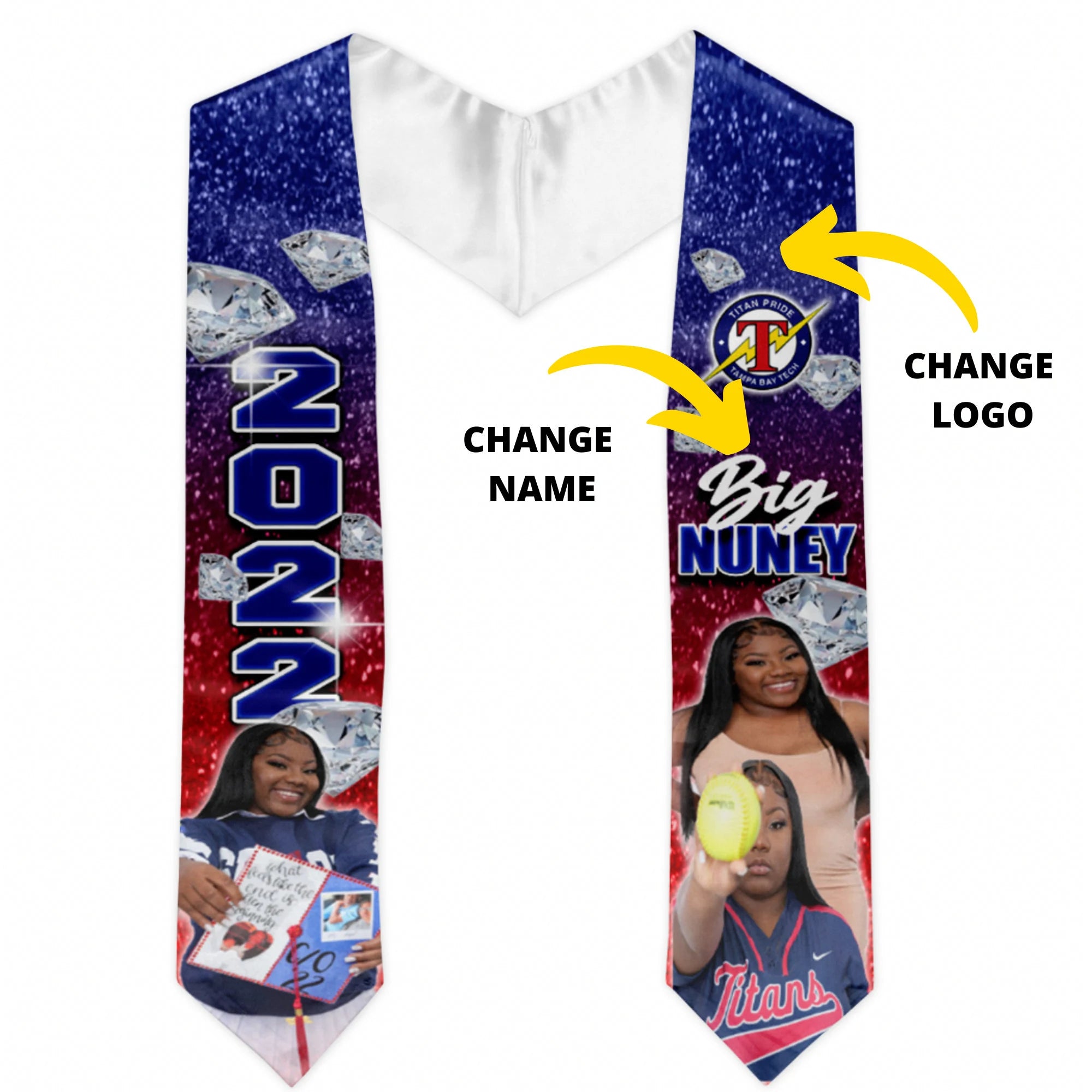 GRADUATION STOLE TEMPLATE